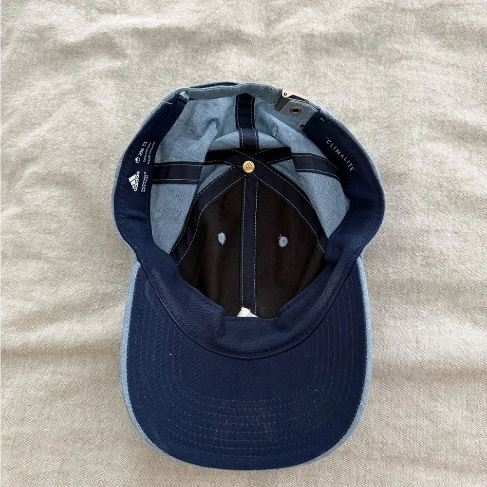 Adidas Denim Blue Baseball Cap - Picture 2 of 2